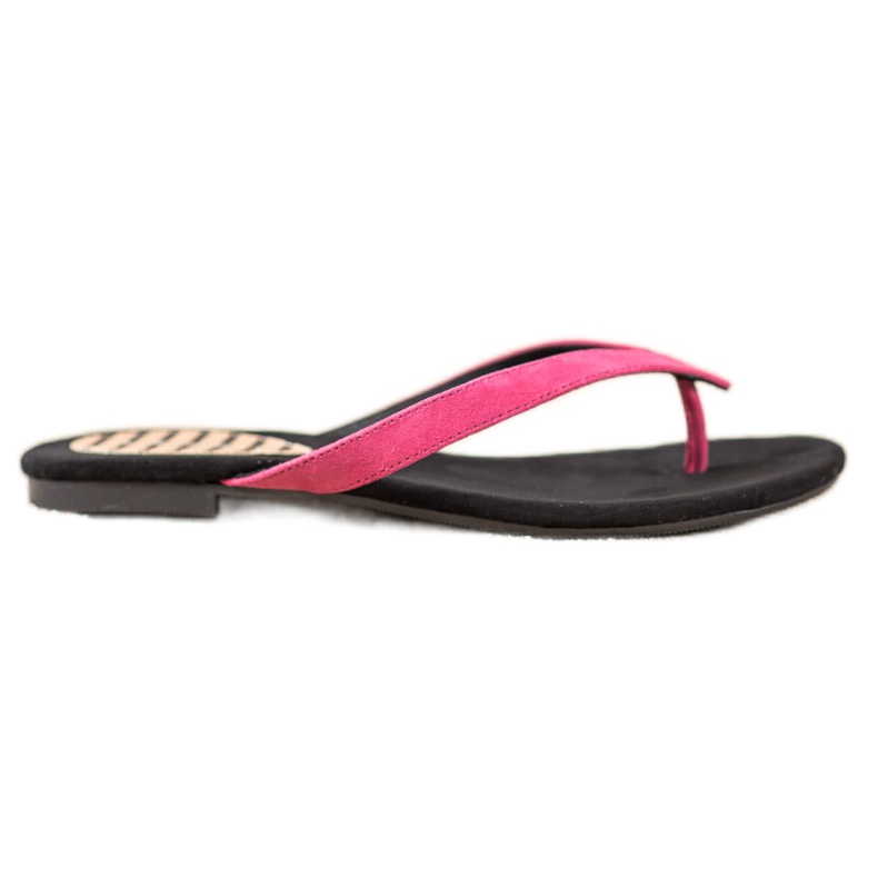 J. Star Infradito casual nero rosa