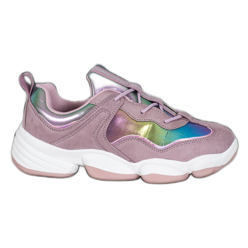 Kylie Scarpe sportive alla moda viola multicolore