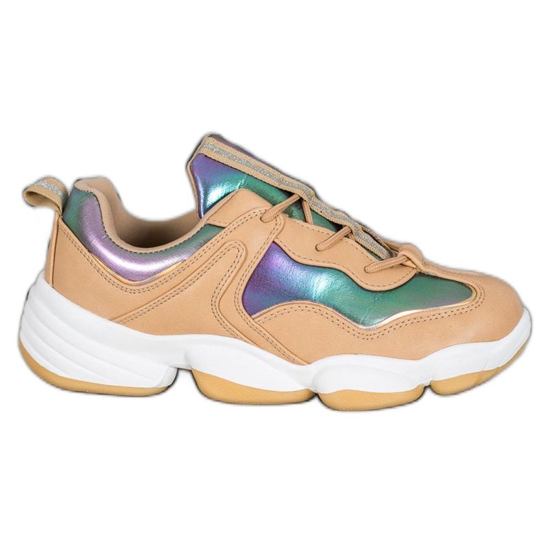 Kylie Scarpe sportive alla moda beige multicolore