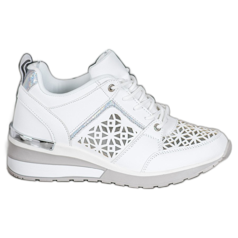Kylie Sneakers Con Motivo Traforato bianca