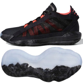 Scarpe Adidas Jr Dame 6 J EH2791 multicolore nero