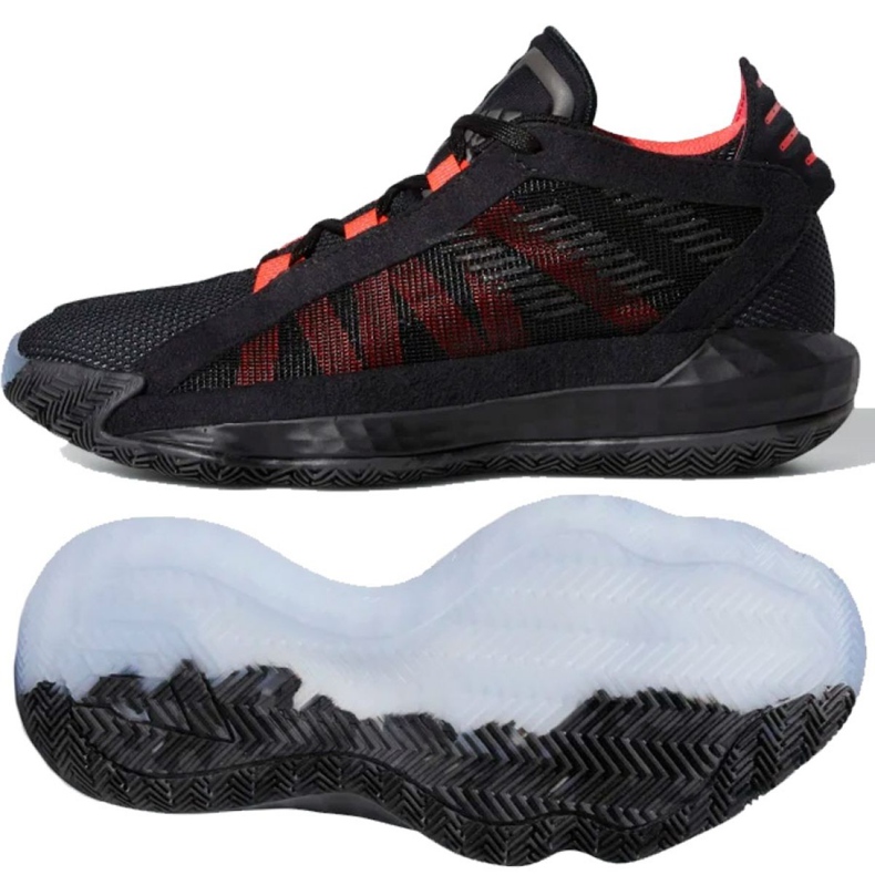 Scarpe Adidas Jr Dame 6 J EH2791 multicolore nero