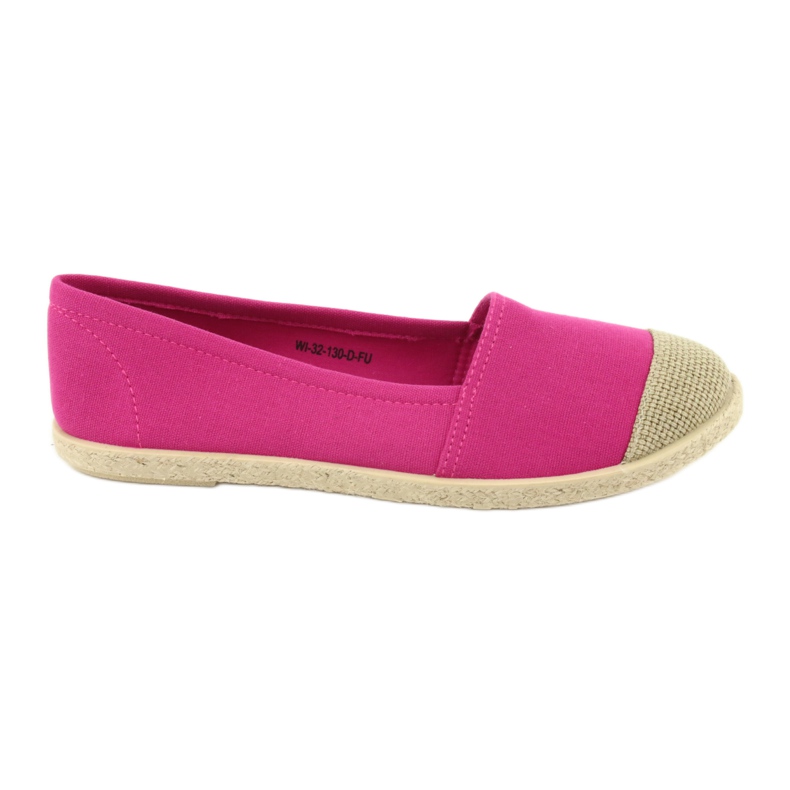 Wishot 32-130 espadrillas ballerine rosa