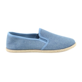 Wishot Espadrillas da donna con glitter 32-187 blu