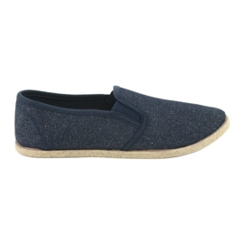 Wishot Espadrillas da donna con glitter 32-187 blu navy