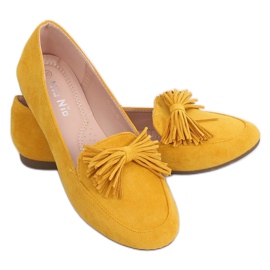 Mocassini da donna miele 99-72A Giallo