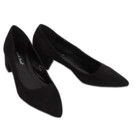 Décolleté tacco basso nero 3837 Nero