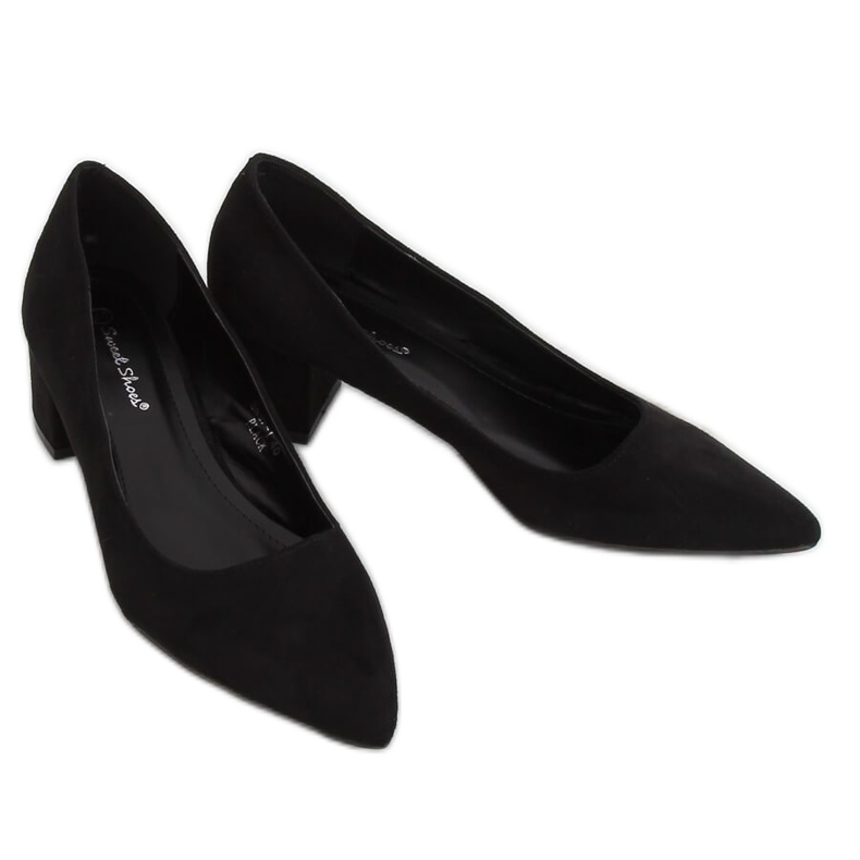 Décolleté tacco basso nero 3837 Nero