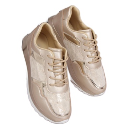 Scarpe sportive da donna oro 2019-447 Oro d'oro