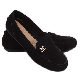 Nero Mocassini neri da donna B2020 Black