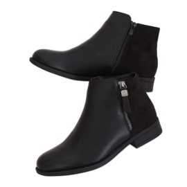 Stivaletti Chelsea neri da donna B0-350 Black Ii Quality nero