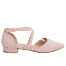 Ballerine taglio beige S-880 Beige