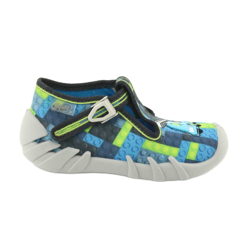 Scarpe per bambini Befado 110P368 blu grigio verde