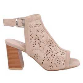 Décolleté spuntate beige 3015 Beige