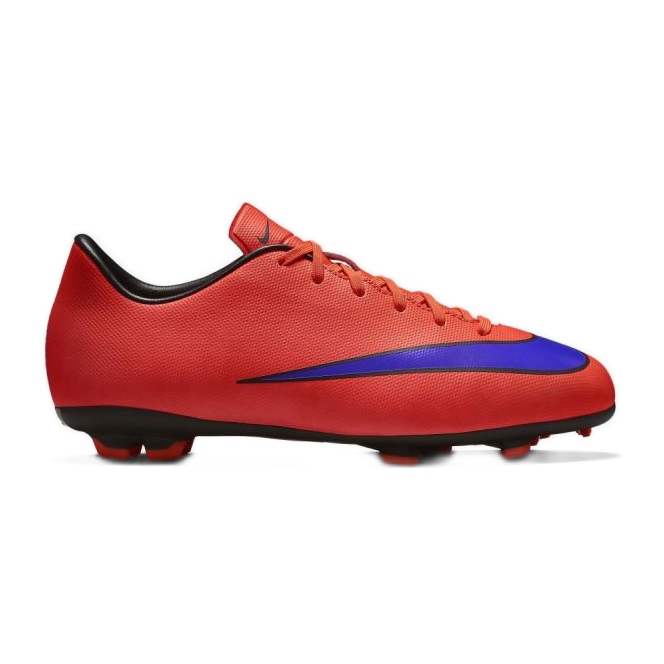 Nike Mercurial Victory V Fg Jr 651634-650 scarpe da calcio rosso arance e rosse