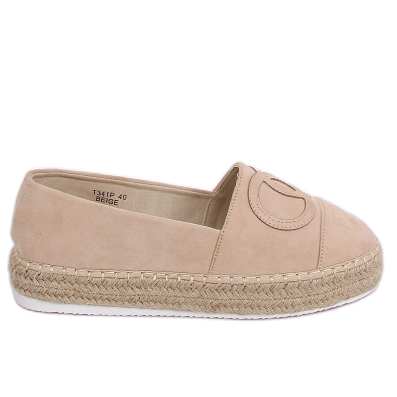 Espadrillas beige da donna T341P Beige