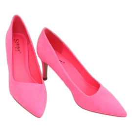Décolleté asimmetriche rosa AF05P Fucsia