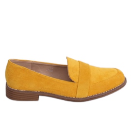 Mocassini donna miele T366P Giallo