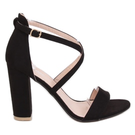 Sandali neri sul post GG-88P Black nero