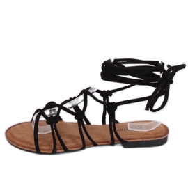 Sandali romani neri CK152P Nero