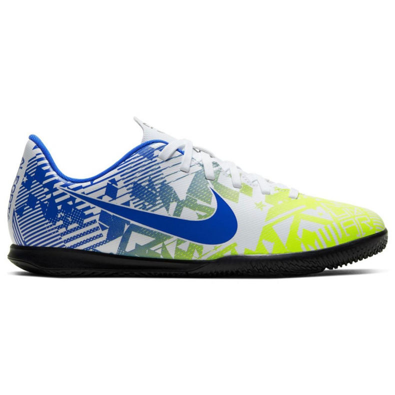 Nike Mercurial Vapor 13 Club Njr Ic Jr CV9352 104 scarpe da calcio bianco, blu multicolore