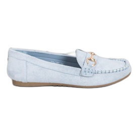Cm Paris Mocassini Con Ornamento blu