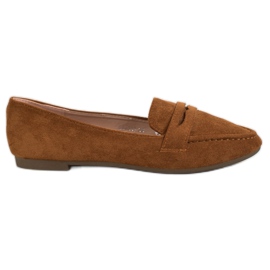 Anesia Paris Ballerine alla moda marrone