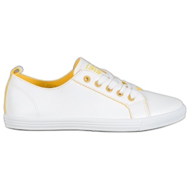 Ideal Shoes Scarpe sportive di moda bianco