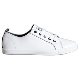 Ideal Shoes Scarpe sportive di moda bianco