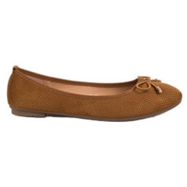 Clowse Ballerina Con Fiocco marrone