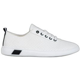 Bestelle Sneakers in ecopelle bianco