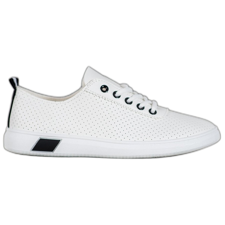 Bestelle Sneakers in ecopelle bianca