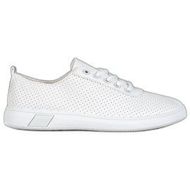 Bestelle Sneakers in ecopelle bianca