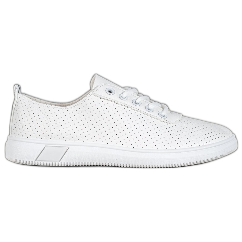 Bestelle Sneakers in ecopelle bianca