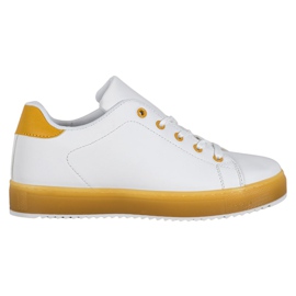 SHELOVET Scarpe Con Suola Colorata bianco