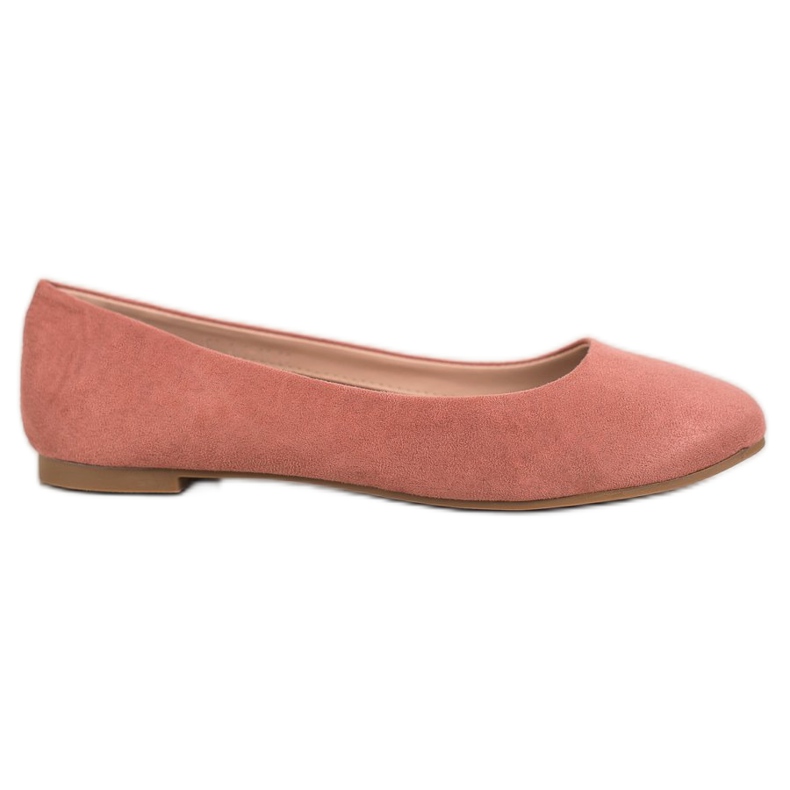 Best Shoes Ballerine in camoscio rosa