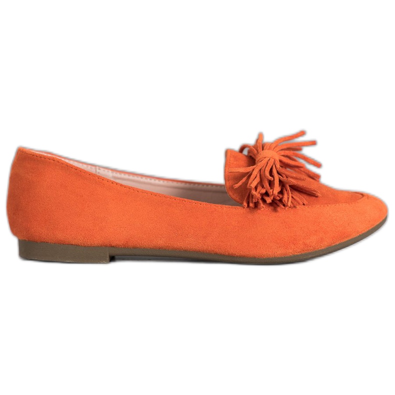 Nio Nio Mocassini con frange arancia