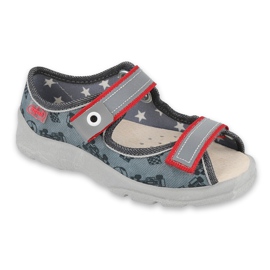 Scarpe per bambini Befado 869X141 rosso grigio