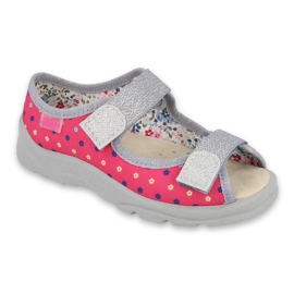 Scarpe per bambini Befado 869X138 rosa grigio