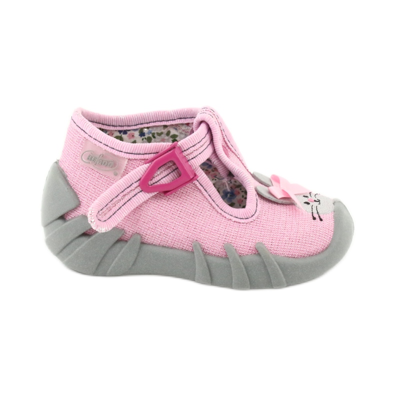 Scarpe per bambini Befado 110P374 rosa grigio