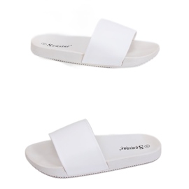 Pantofole bianche da donna bianche CK79P White bianco