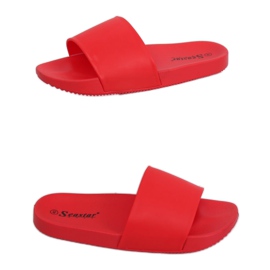 Red Pantofole rosse da donna CK79P Red rosso