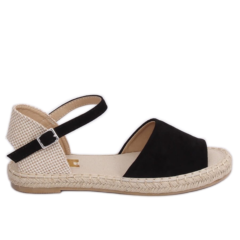 Nero BB28P Espadrillas nere marrone