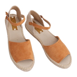 Espadrillas taglio cammello BB28P Camel marrone
