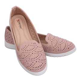 Signori rosa traforati ZA05P Rosa