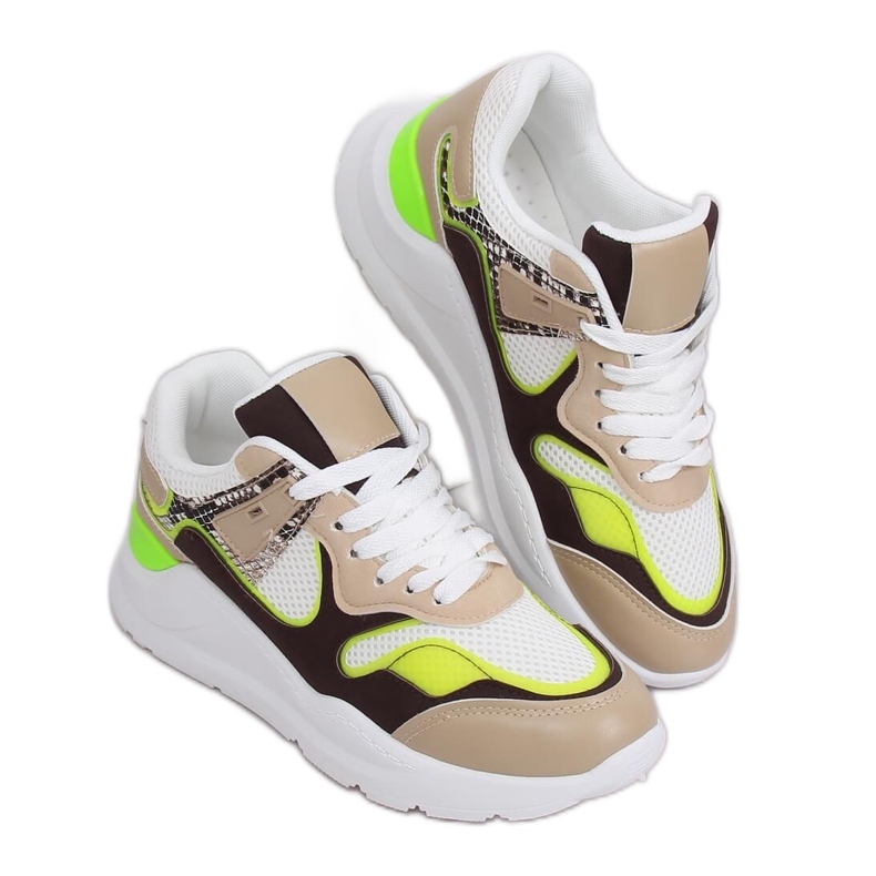 Scarpe sportive da donna JD01P Bianco multicolore