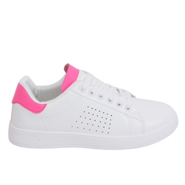 Sneakers da donna bianche e rosa LV101P Peach bianco