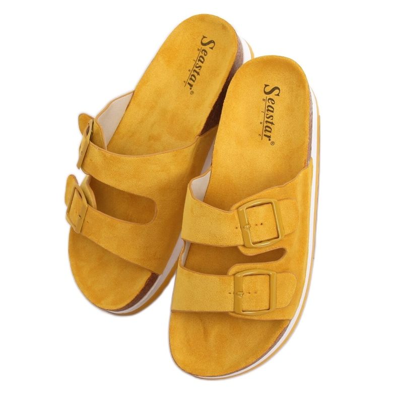 Pantofole scholki miele SS115P Giallo