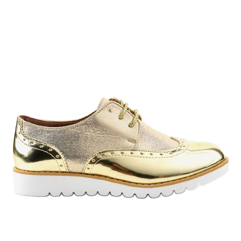 Scarpe Jazz Laccate Oro TL-61 d'oro