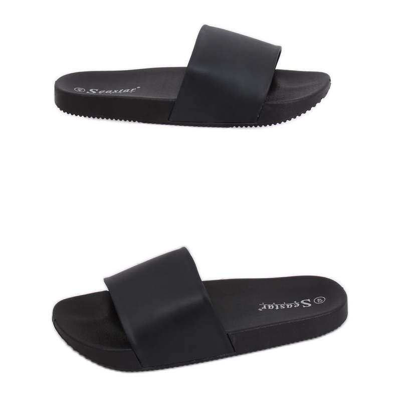 Pantofole nere da donna nere CK78P Black nero